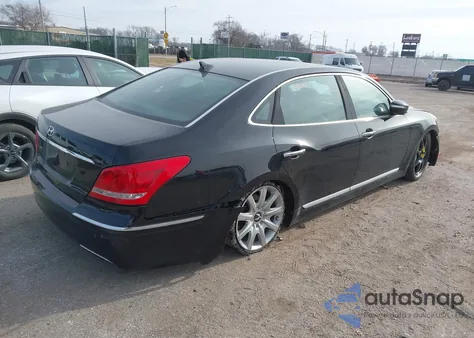 2012 Hyundai Equus Signature z USA, uszkodzony, nr VIN KMHGH4JH3CU044814